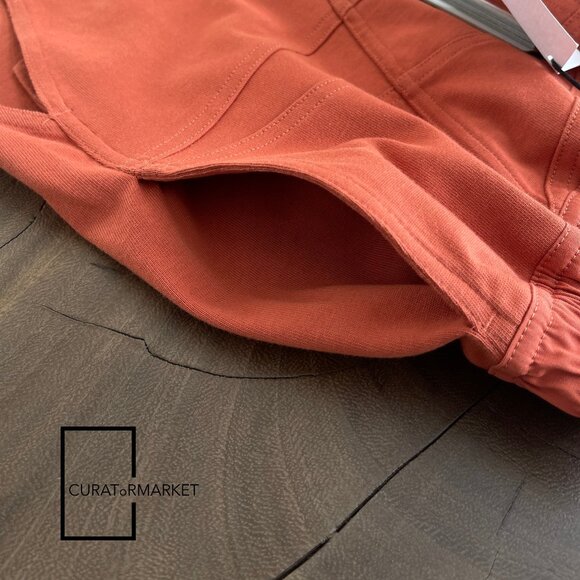 Rick Owens: EU46 Orange Slit Seam Pentagram Boxers Shorts FW22 Strobe - Picture 5 of 14